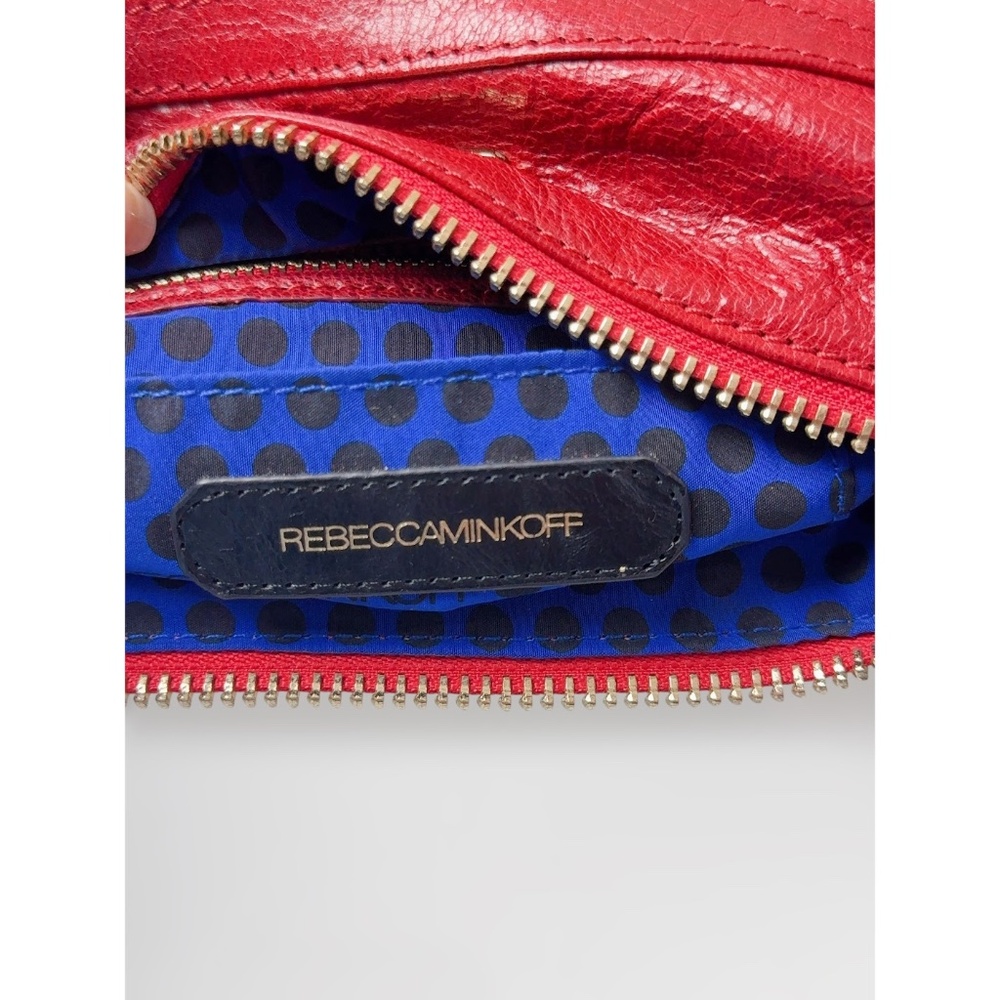 Rebecca Minkoff M.A.C Daddy Red Leather Large Crossbody Bag - Picture 6 of 9